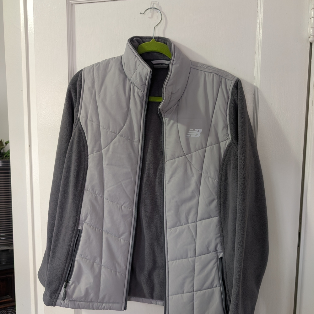 Gray and Black New Balance Jacket